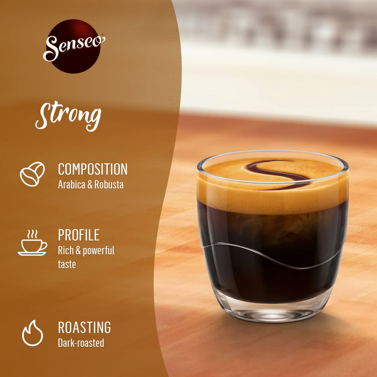 Senseo Mocca Coffee Pods – 48 Count, Imported from the Netherlands, Compatible with Senseo Machines