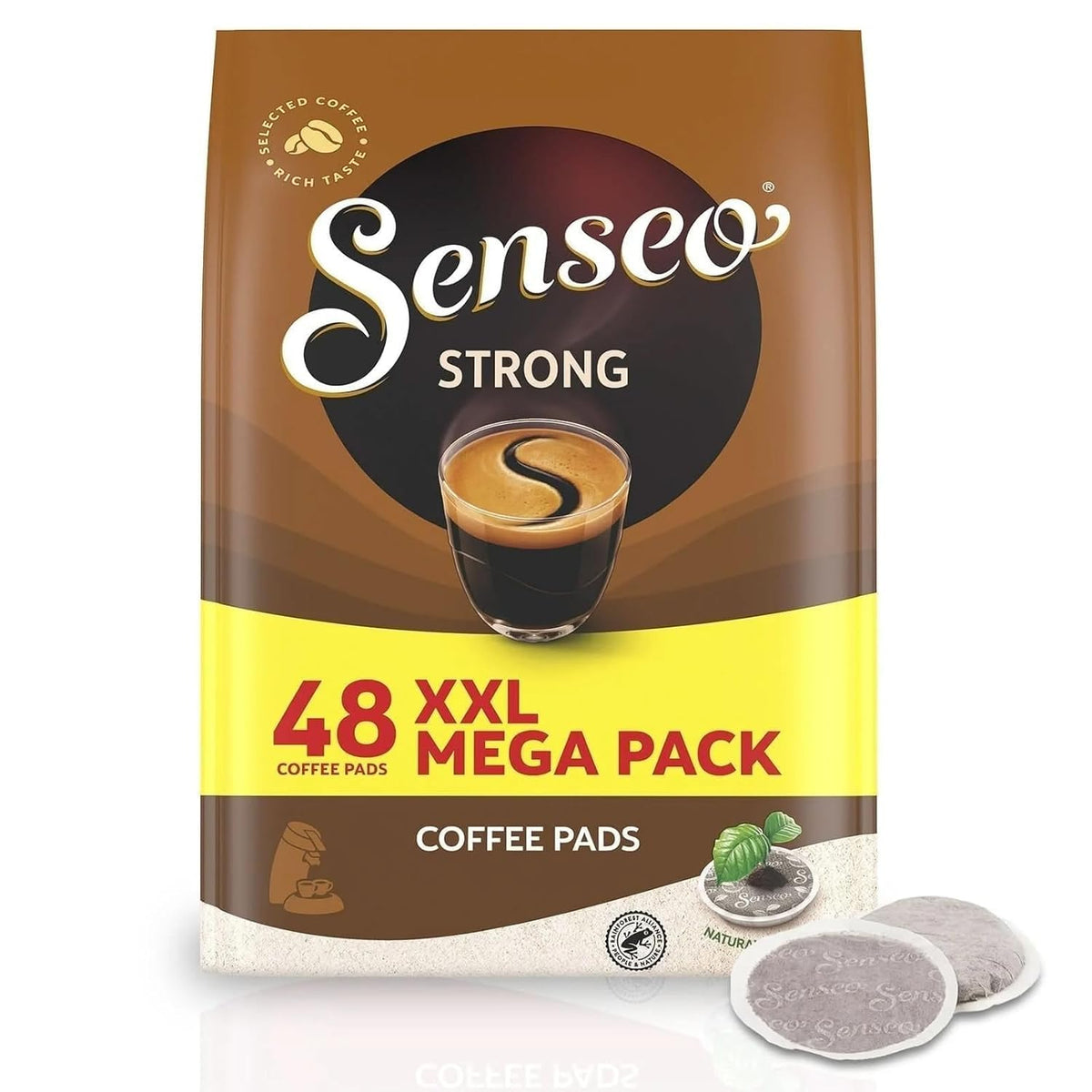 Senseo Mocca Coffee Pods – 48 Count, Imported from the Netherlands, Compatible with Senseo Machines