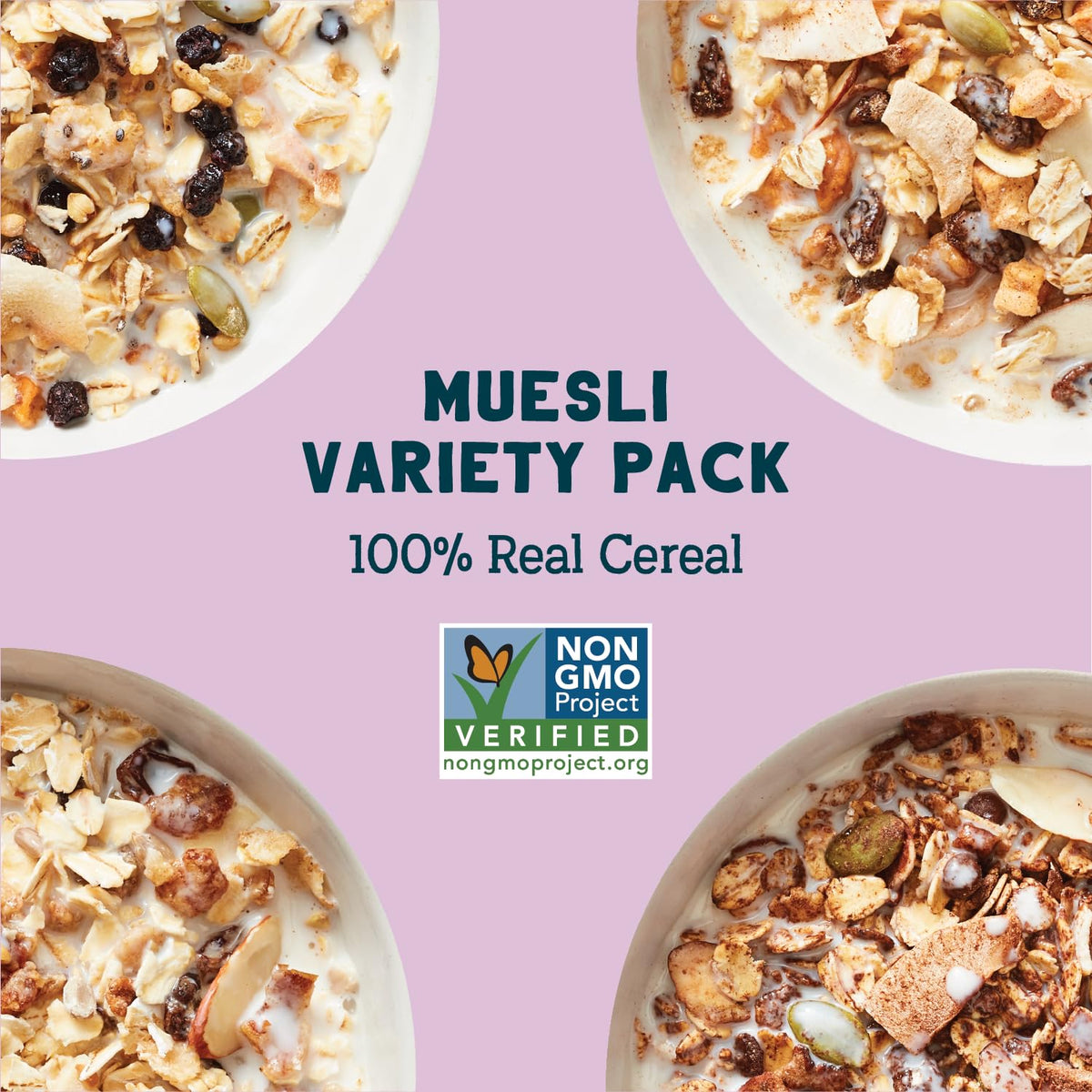 Seven Sundays Muesli Variety Pack – Gluten Free, Non-GMO, No Refined Sugar, Kosher (12 oz per bag)