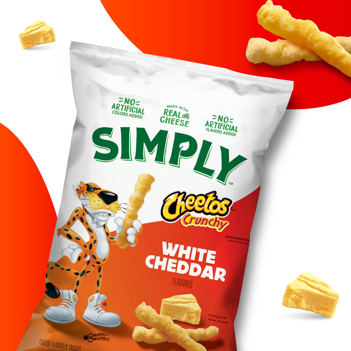 Simply Cheetos White Cheddar Puffs & Crunchy Variety Pack — 36 Bags, 0.875 oz Each
