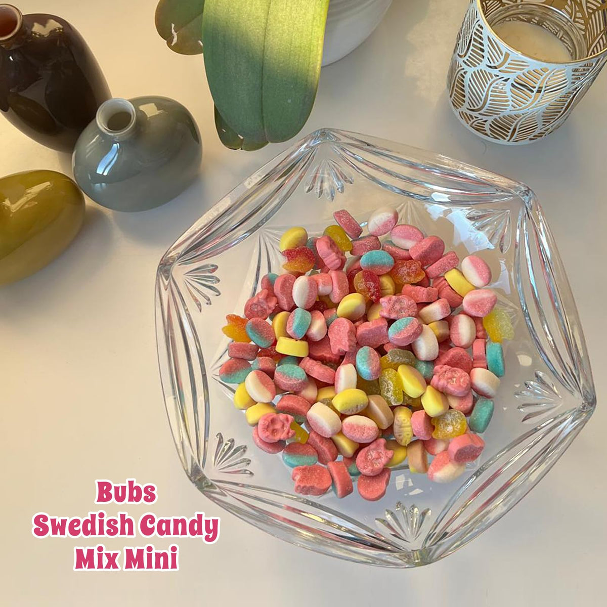 SkandyNova Bubs Mini – Swedish Vegan Candy Mix (Gelatin-Free) 1 lb