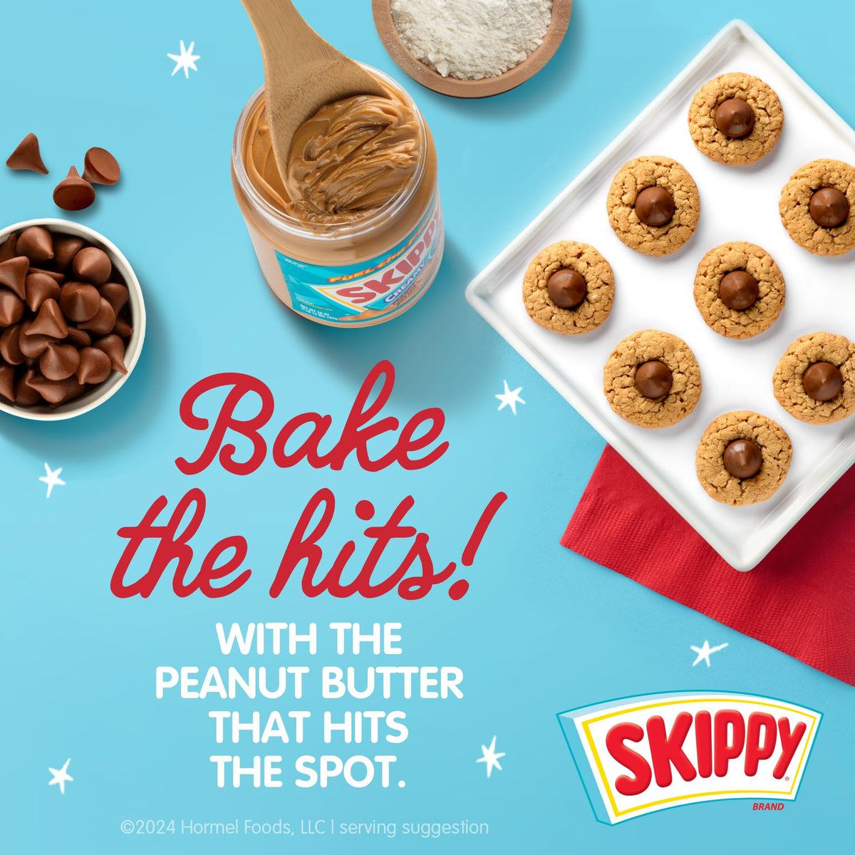 SKIPPY Natural Creamy Peanut Butter Spread – 7 g Protein per Serving, 15 oz (8-Pack)