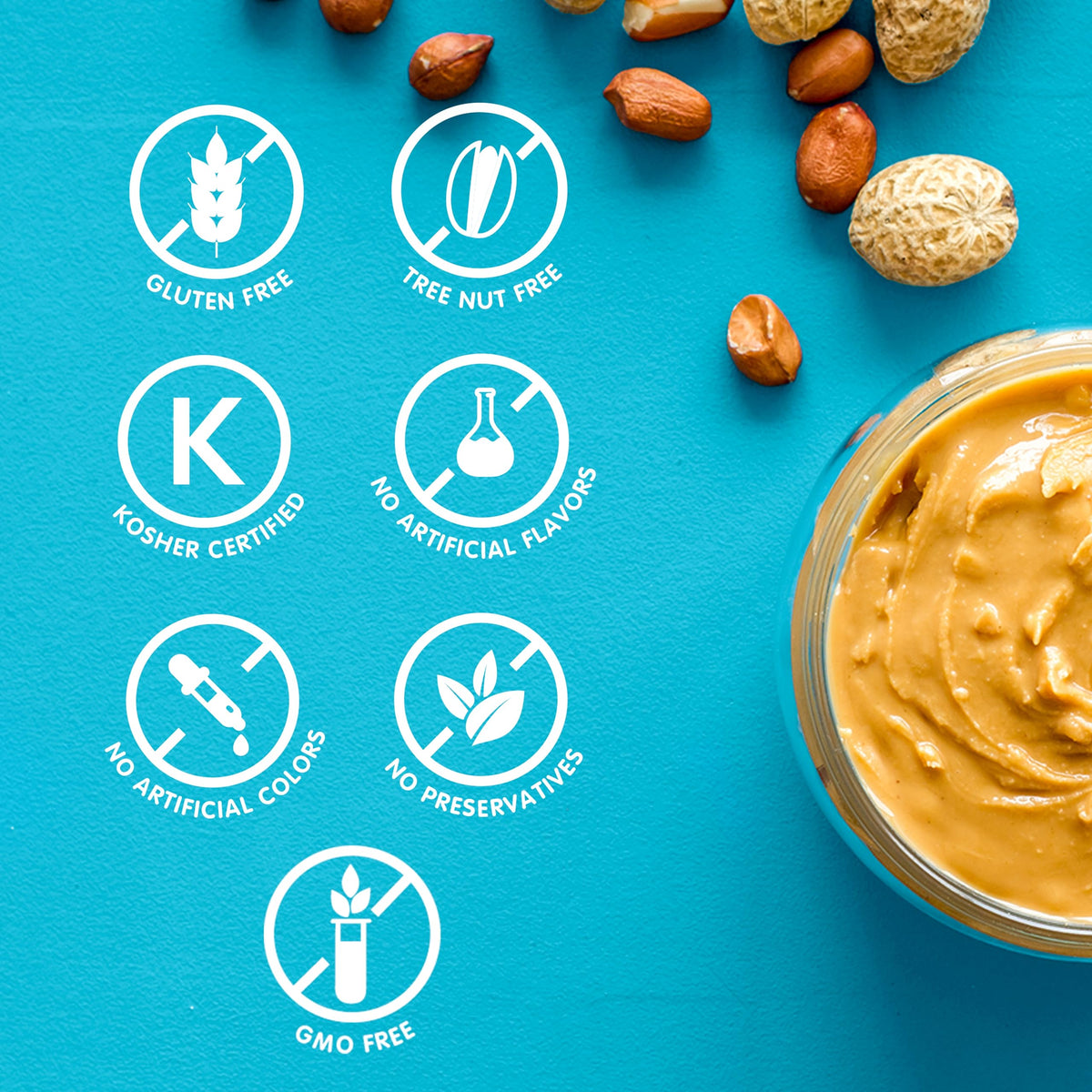 SKIPPY Natural Creamy Peanut Butter Spread Squeeze Packs – 1.15 oz, Pack of 64