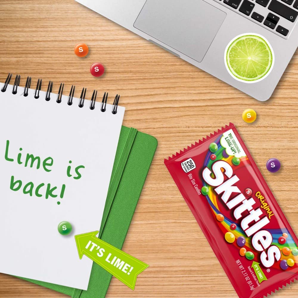 SKITTLES Original Chewy Candy – 36-Pack Bulk Box (2.17 oz each)