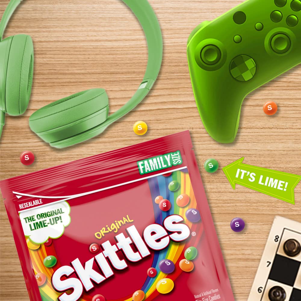 SKITTLES Original Chewy Candy Bulk Pack - 6 Bags (27.5 oz Each) for Parties