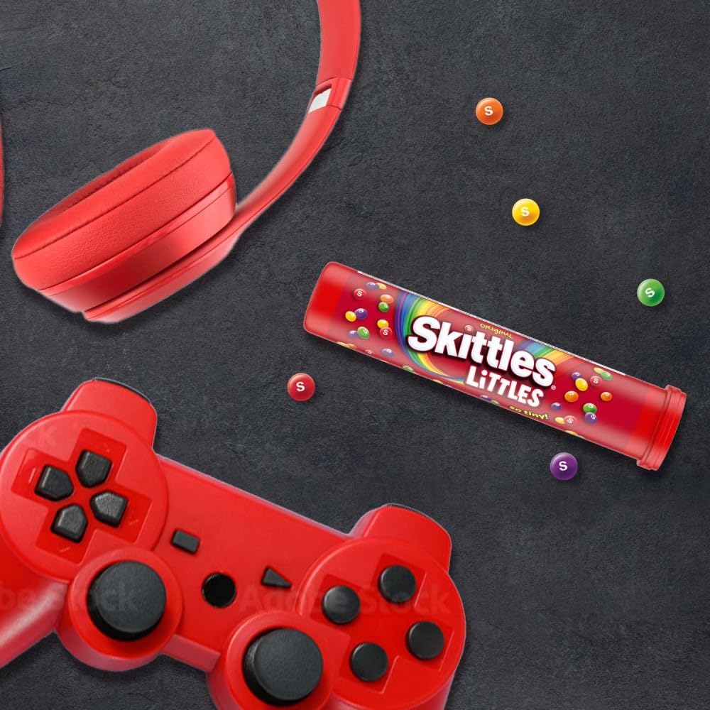 Skittles Original Littles Chewy Candy – 1.9 oz Mega Tubes (Pack of 24) | Share Size