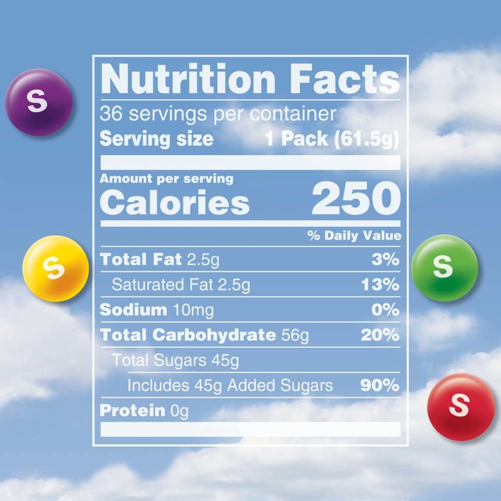 SKITTLES Original Chewy Candy – 36-Pack Bulk Box (2.17 oz each)