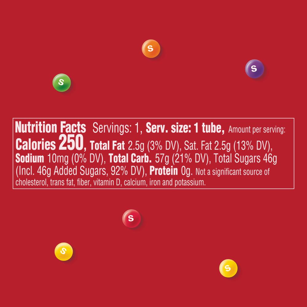 Skittles Original Littles Chewy Candy – 1.9 oz Mega Tubes (Pack of 24) | Share Size