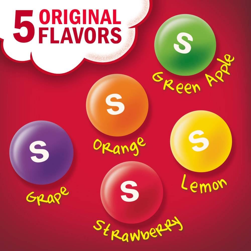 Skittles Original Littles Chewy Candy – 1.9 oz Mega Tubes (Pack of 24) | Share Size