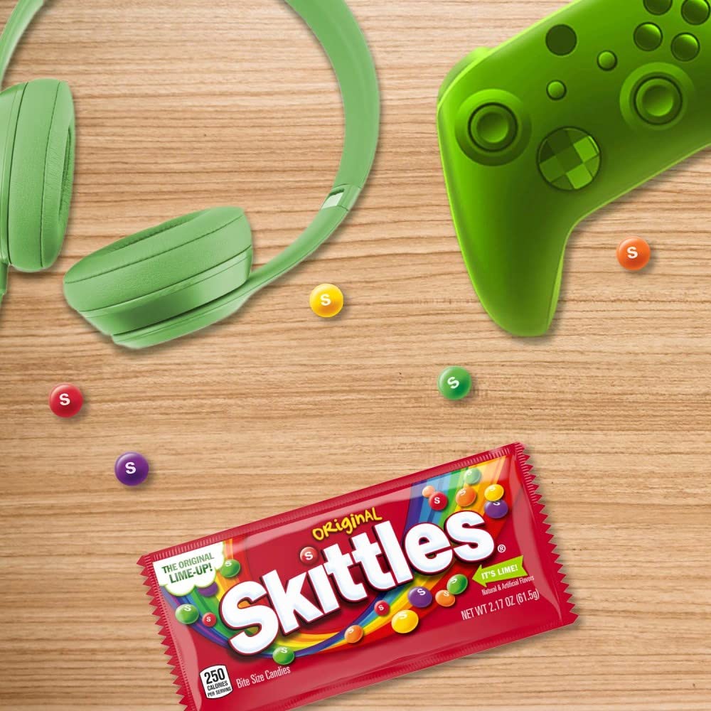 SKITTLES Original Chewy Candy – 36-Pack Bulk Box (2.17 oz each)