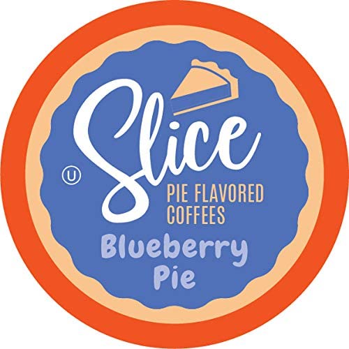 Slice Coffee Blueberry Pie Flavored Coffee Pods for Keurig K-Cup Brewers – 40 Count