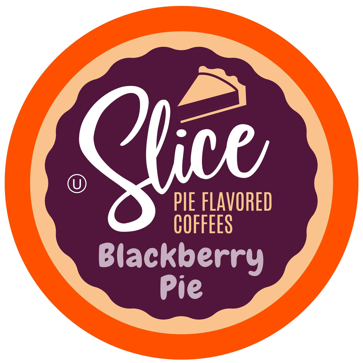 Slice Coffee Blackberry Pie Flavored K-Cup Pods – 40 Count for Keurig