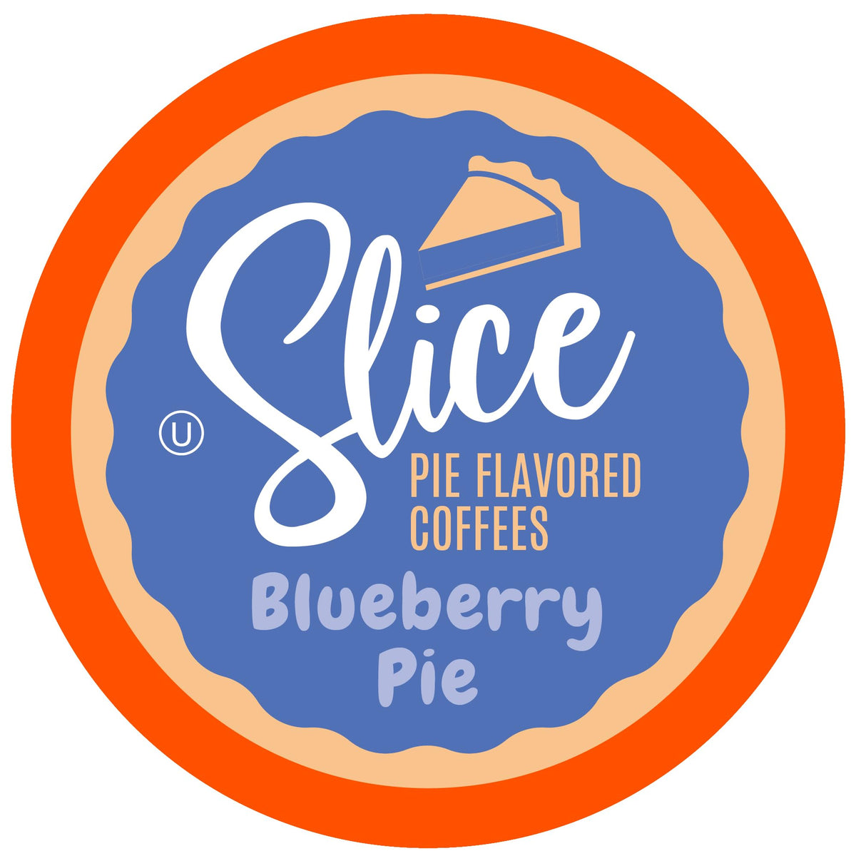 Slice Coffee Blueberry Pie Flavored Coffee Pods for Keurig K-Cup Brewers – 40 Count