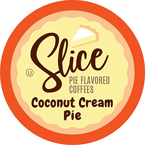 Slice Coffee Coconut Cream Pie Flavored Coffee Pods — 40 Count, K-Cup Compatible