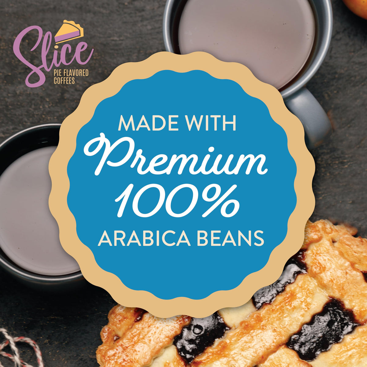 Slice Coffee Coconut Cream Pie Flavored Coffee Pods — 40 Count, K-Cup Compatible
