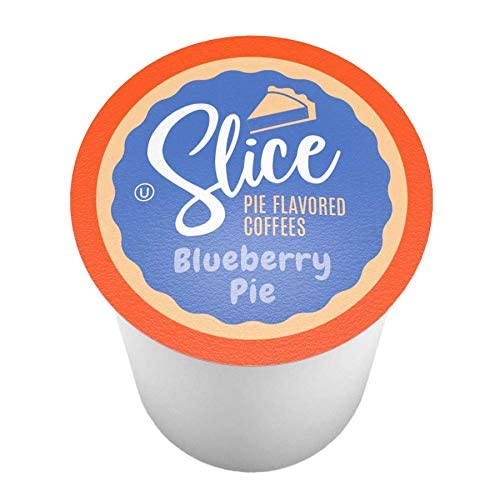 Slice Coffee Blueberry Pie Flavored Coffee Pods for Keurig K-Cup Brewers – 40 Count