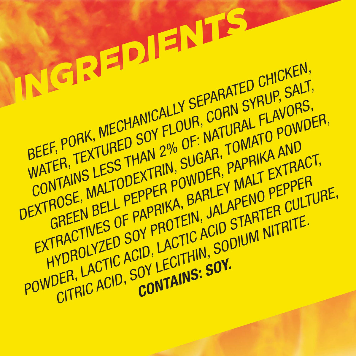 Slim Jim Giant Nacho Flavor Smoked Meat Sticks – 6g Protein per Stick, 0.97 oz (24 Count)