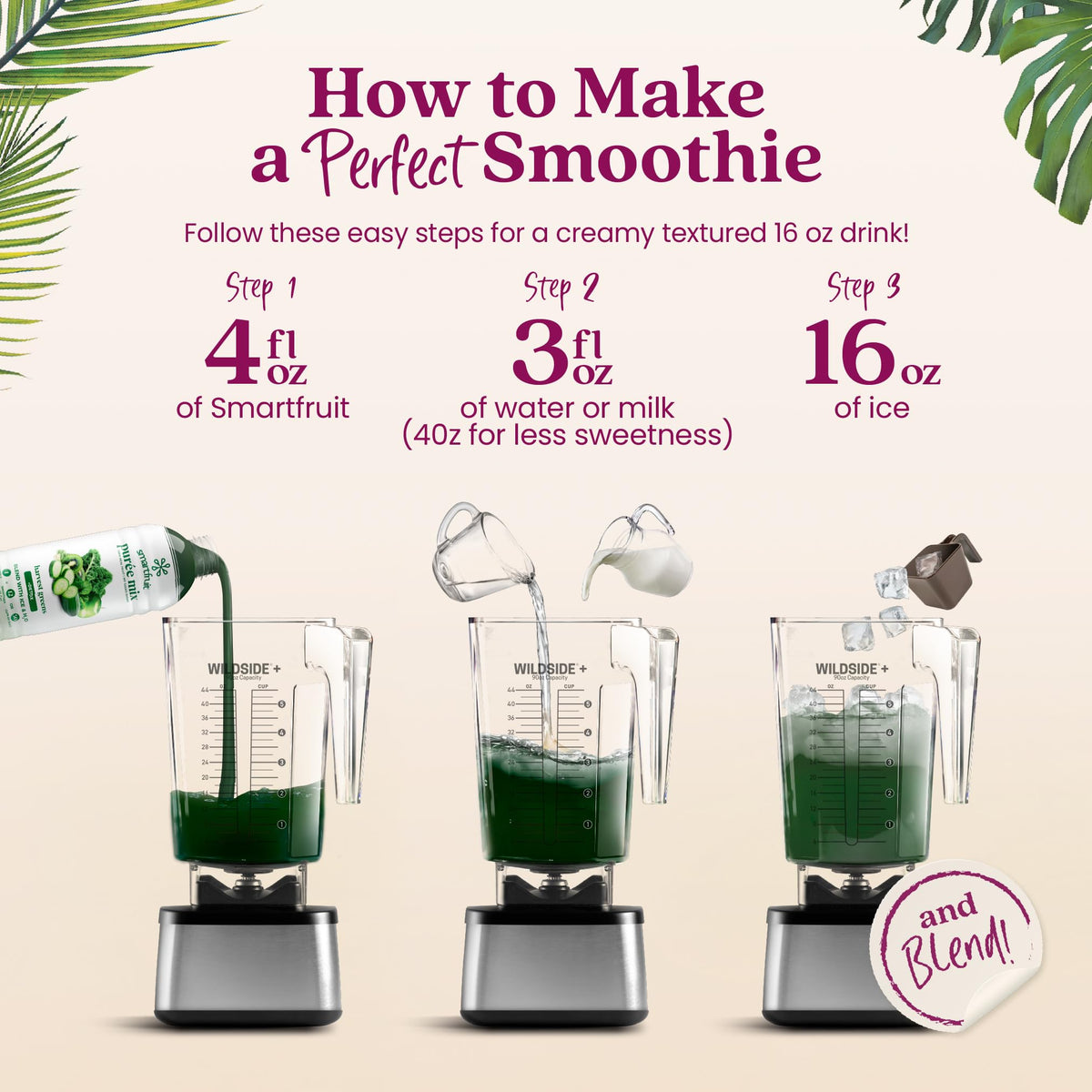 Smartfruit Harvest Greens + Detox – 100% Real Fruit Purée, 48oz