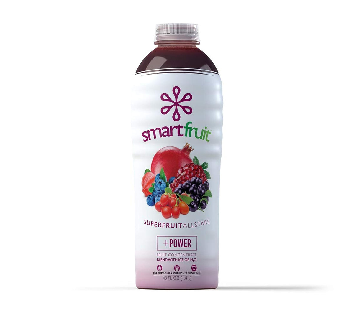 Smartfruit Superfruit All-Stars + Energy – 100% Real Fruit Purée, 48oz