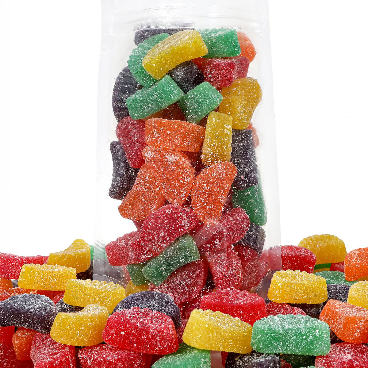 Smarty Stop Assorted Slice Wedges Candy (5 LB) – Soft Fruit Gummies, Bulk Snack