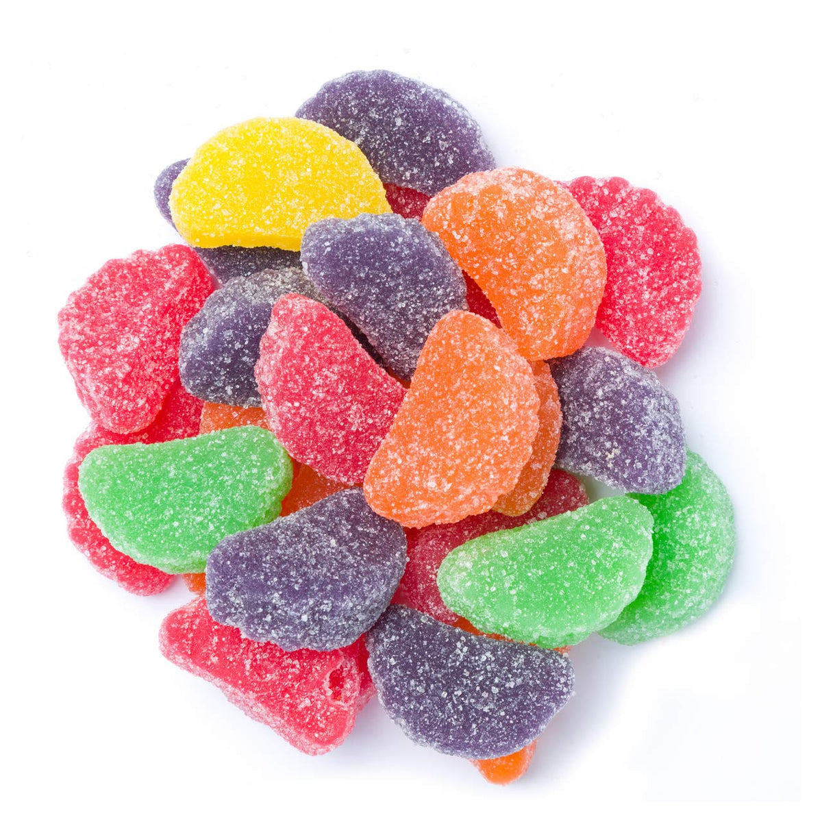 Smarty Stop Assorted Slice Wedges Candy (5 LB) – Soft Fruit Gummies, Bulk Snack