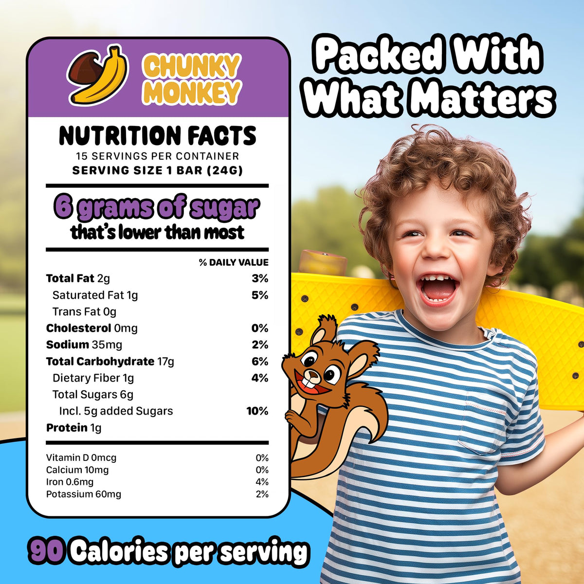 Snakkidz Organic Chewy Granola Bars for Kids – Allergen-Free, Gluten-Free, Low Sugar, Avocado Oil – 45-Pack Variety
