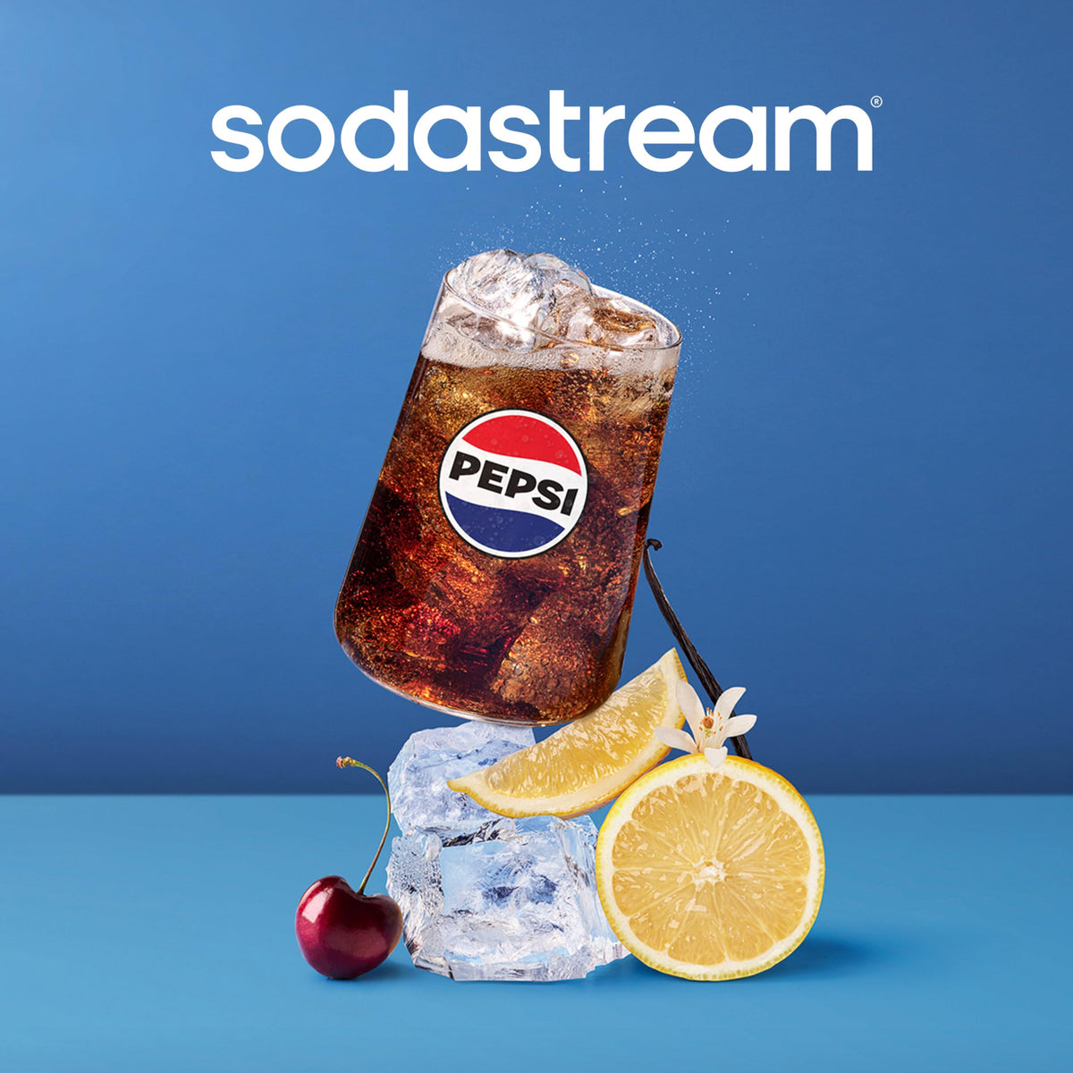 SodaStream Pepsi Wild Cherry Drink Mix – New Pour Bottle 4-Pack (440ml)
