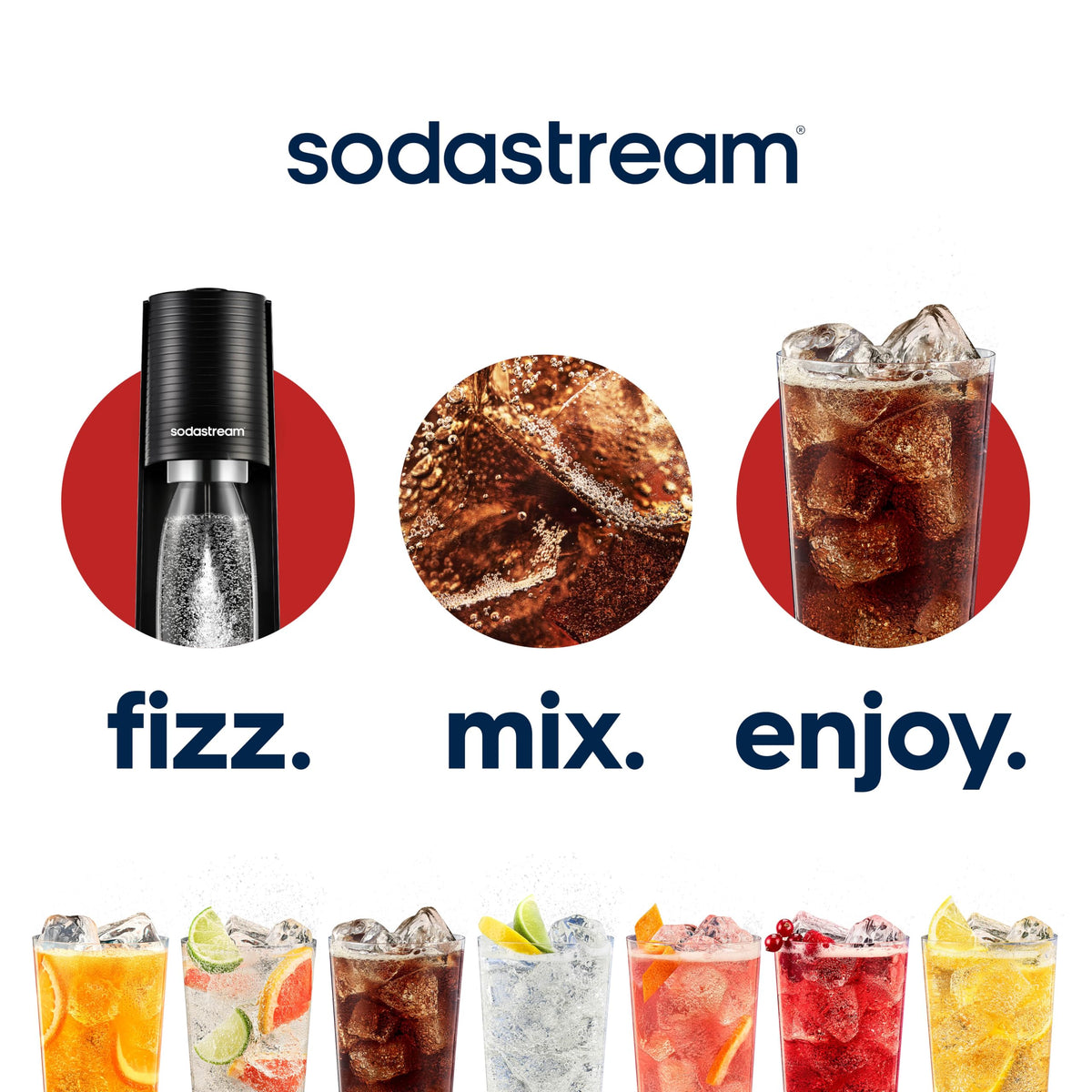 SodaStream Pepsi Wild Cherry Zero Sugar Drink Mix (440ml, Pack of 4)