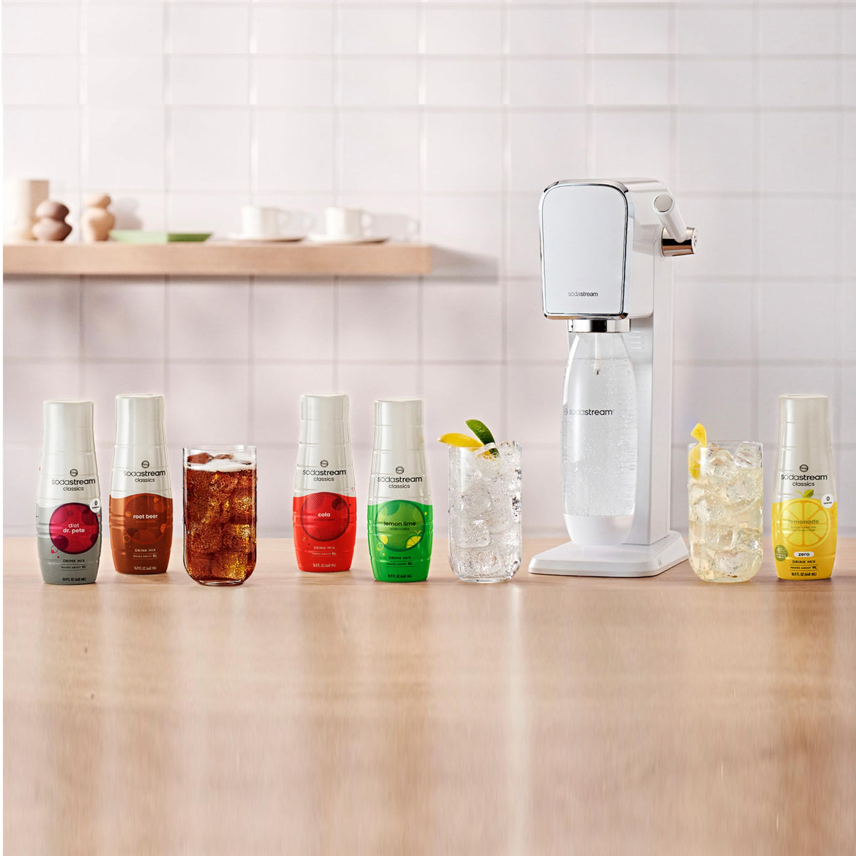 Dr Pete SodaStream Sparkling Drink Mix — 14.8 fl oz x4 | Lower Sugar, No HFCS or Aspartame