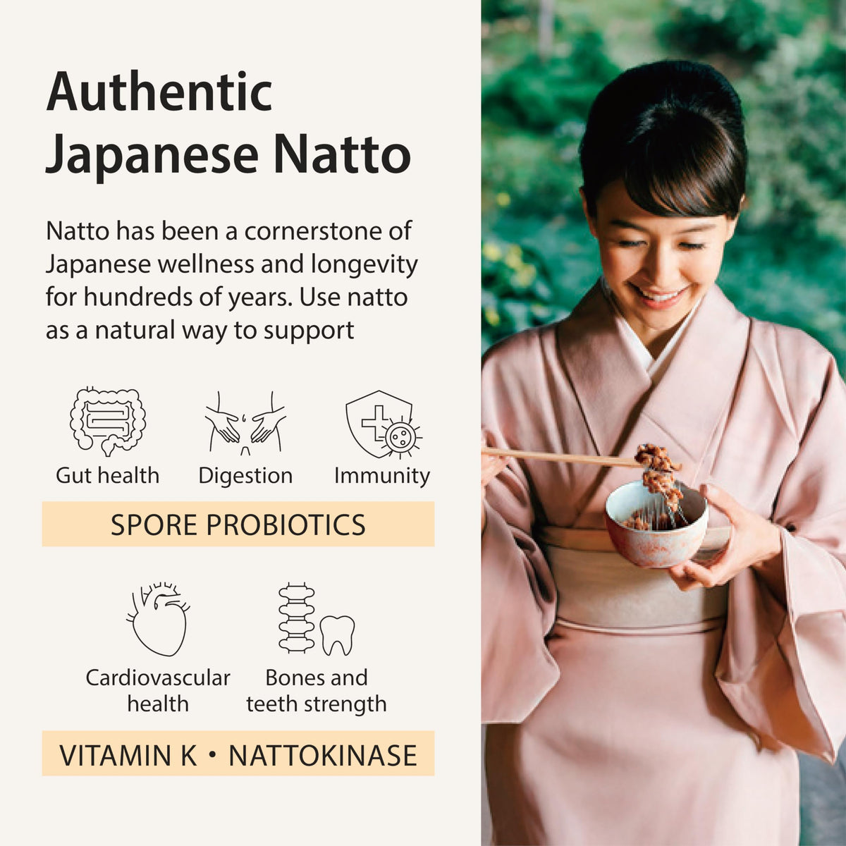 sonomono Japanese Natto Powder – Mild Flavor, Freeze-Dried, Non-GMO, Vegan, Made in Japan (60 g)