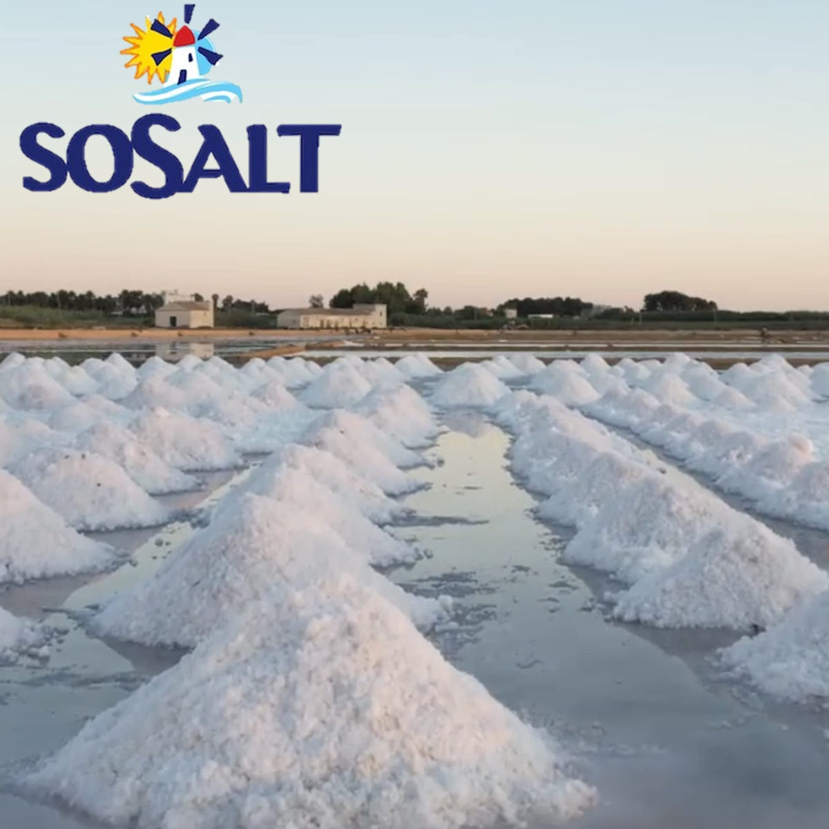 SOSALT DAL MARE DI TRAPANI Coarse Sicilian Sea Salt – Bulk 12.5 kg, Kosher OU, Trapani, Sicily