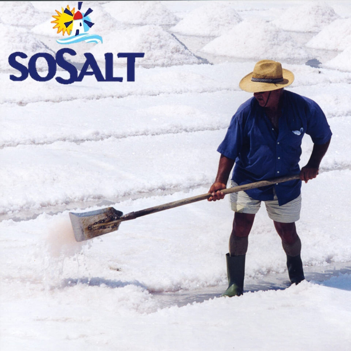 SOSALT Dal Mare di Trapani Fine Natural Sea Salt — 12.5 kg Bulk for Foodservice, Brining, Grilling