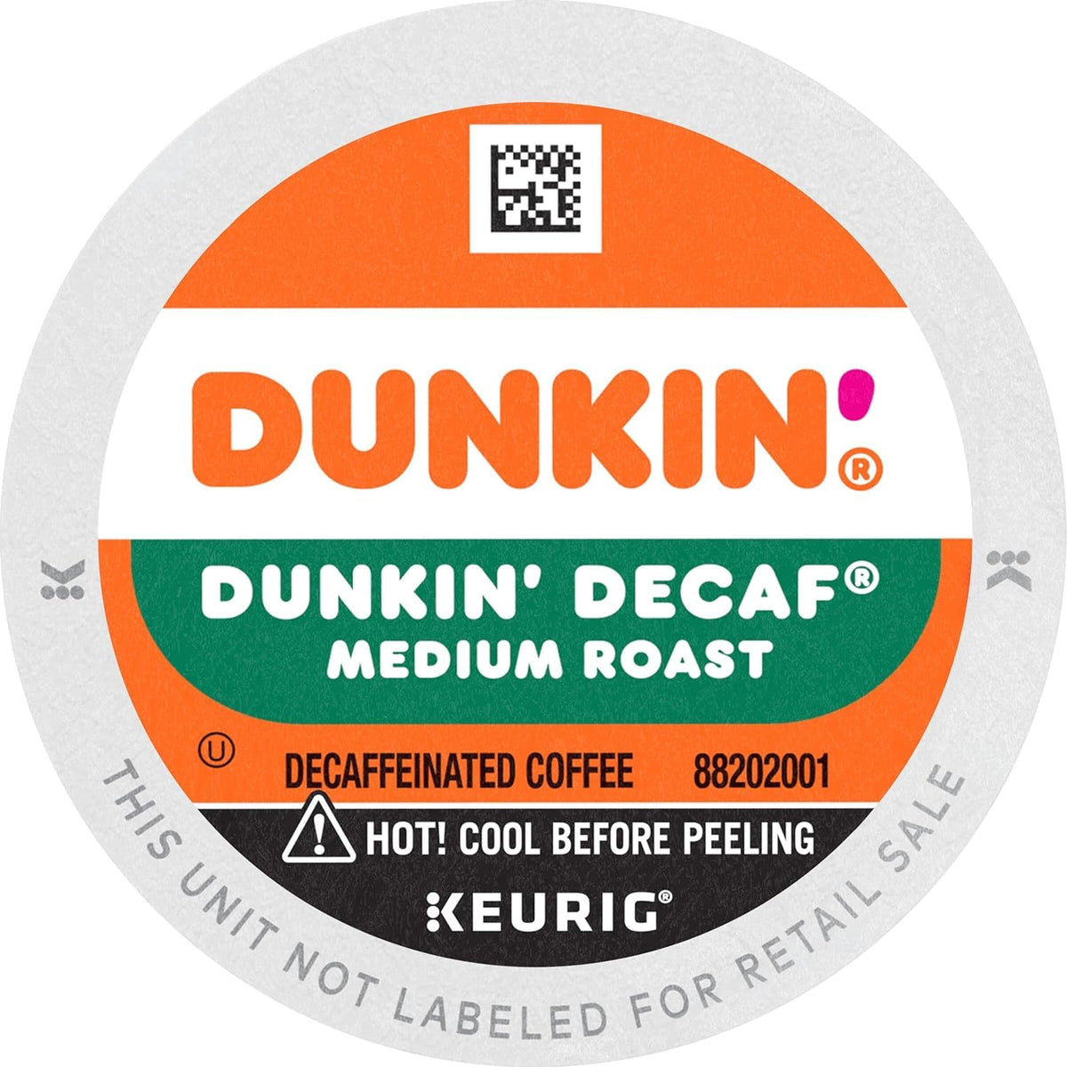 Southern Basics Dunkin Donuts Decaf Original Coffee K-Cups for Keurig – 48 Count (Packaging May Vary)