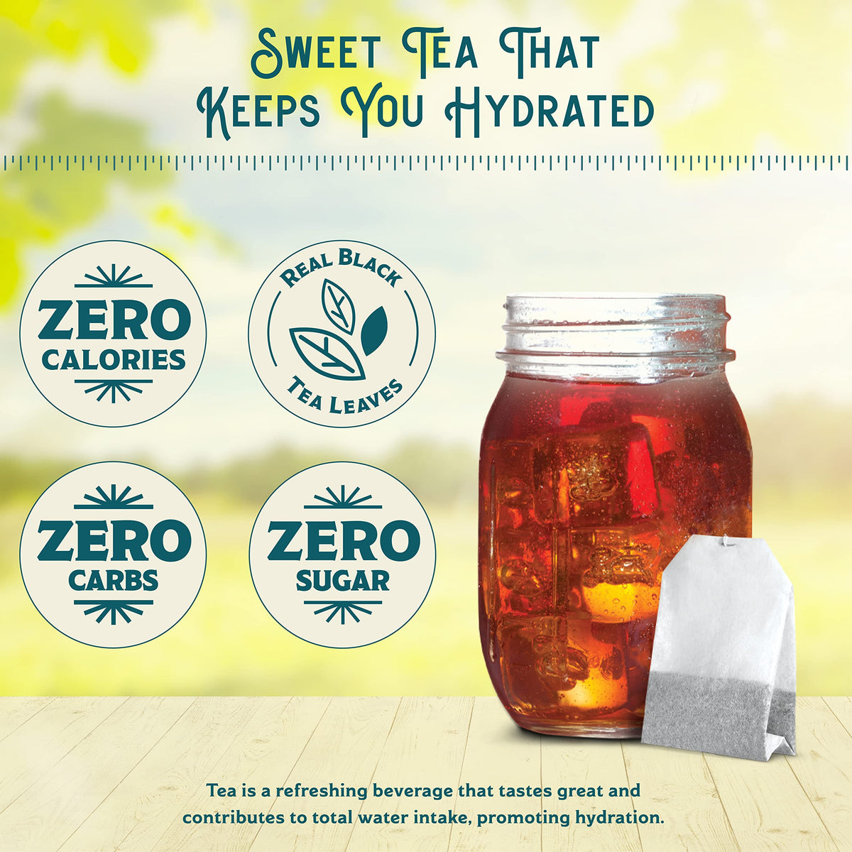 Southern Breeze Cold Brew Sweet Tea Original – Zero Sugar, Zero Carbs, 80 Bags (Pack of 4)