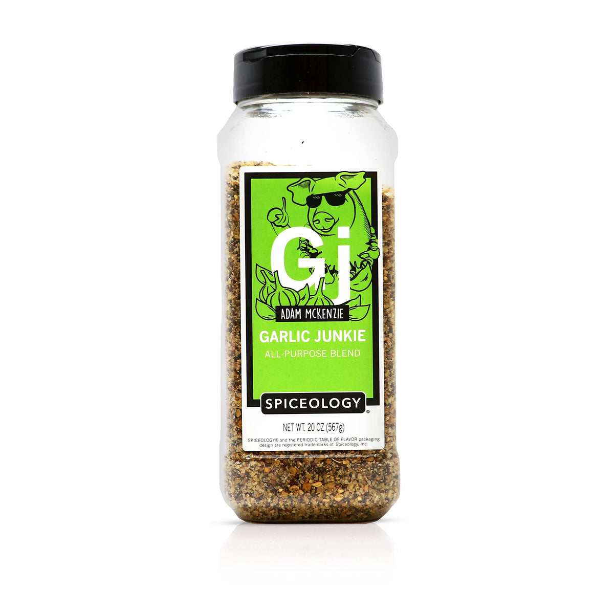 Spiceology Garlic Junkie with Adam McKenzie – All-Purpose Seasoning & BBQ Rub (20 oz)