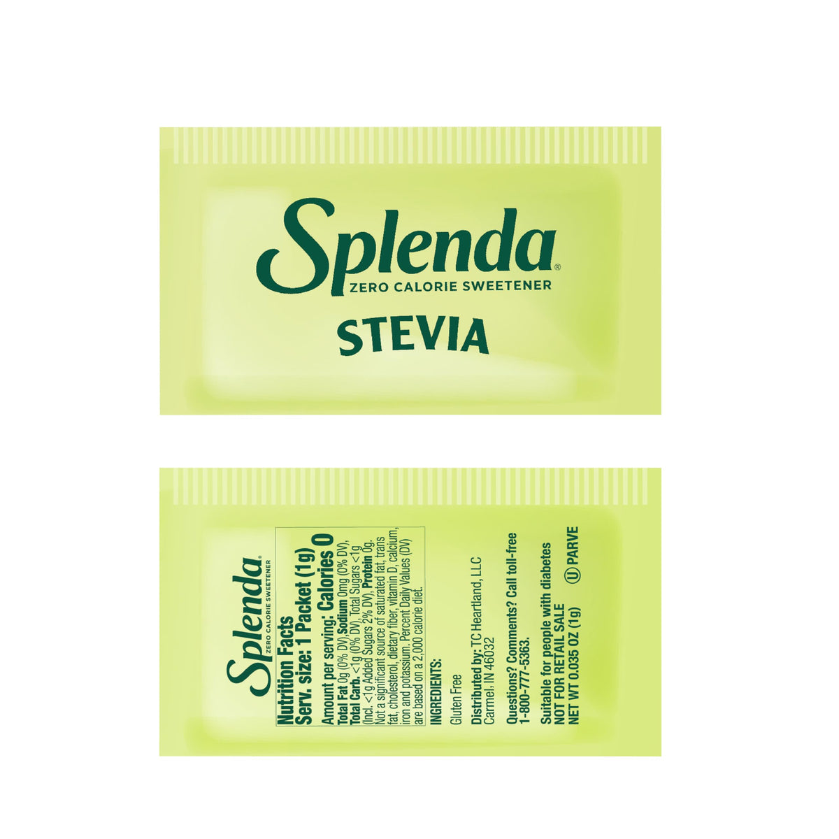 SPLENDA Stevia Zero Calorie Sweetener – Plant-Based Granulated Powder & Single-Serve Packets (1000 Count)