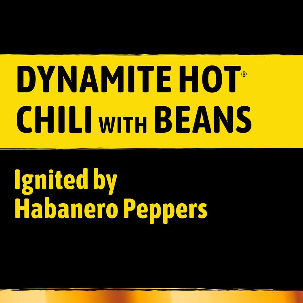 STAGG Dynamite Chili with Beans - 15 oz Can (Pack of 12) | Spicy, Protein-Packed, 100% Natural