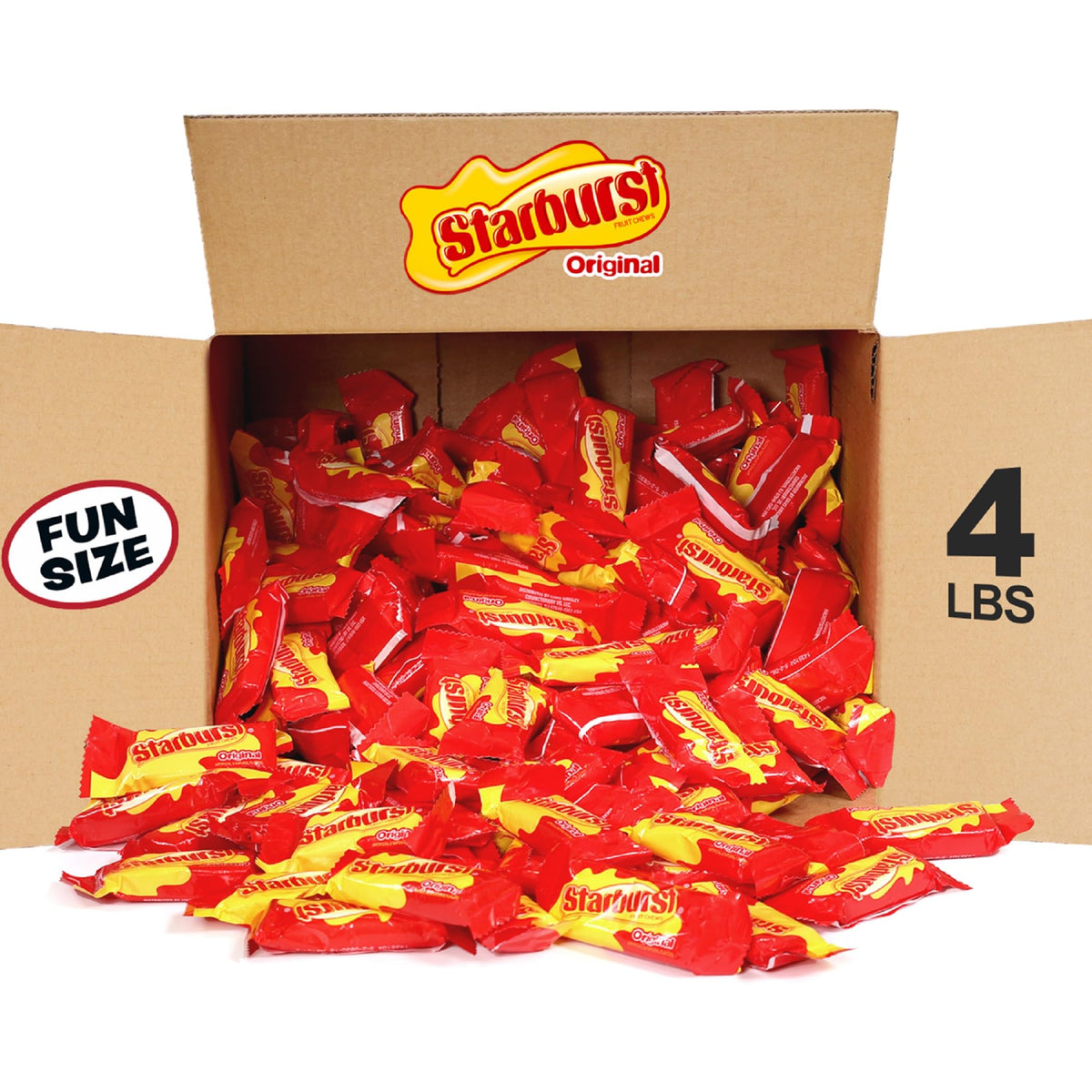 STARBURST Original Fun Size Chewy Candy Bulk Box – 4 lb | Party Favors & Treats
