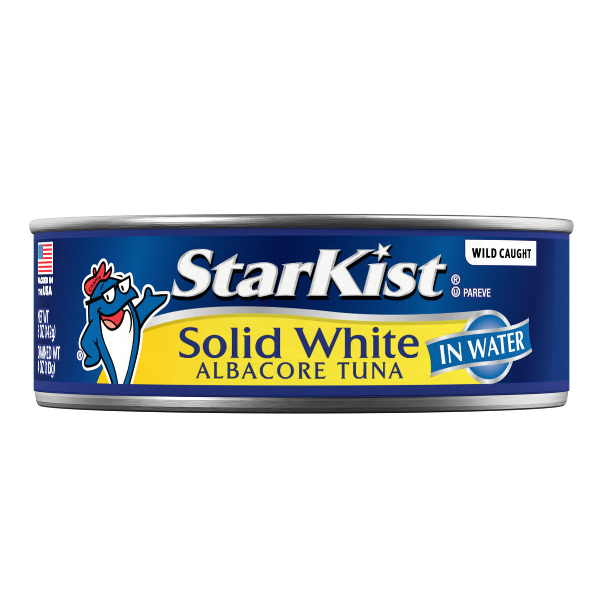 StarKist Solid White Albacore Tuna in Water, 5 oz – 24 Pack | 26g Protein, 110 Calories | Gluten Free