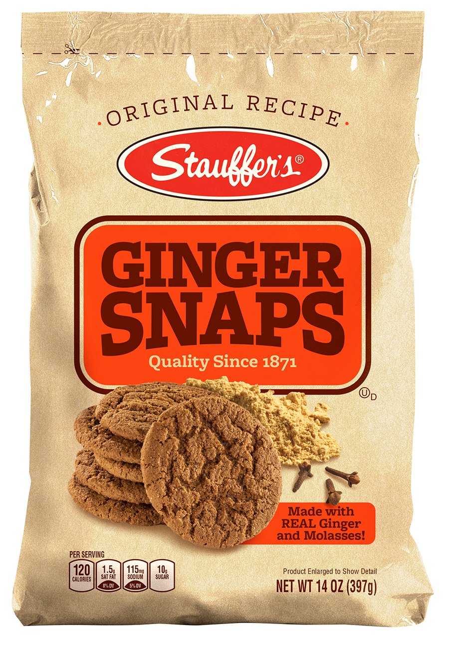 Stauffer's Ginger Snaps Bag – 14oz Bags (Pack of 6) | Original Recipe Since 1871