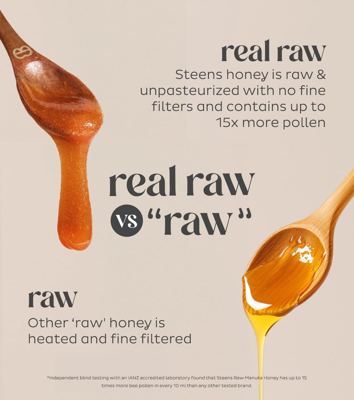 Steens Manuka Honey MGO 263+ | UMF 10+ Pure Raw NZ 17.6 oz Jar