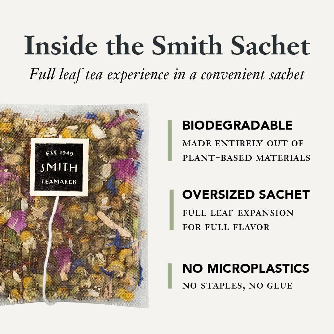 Steven Smith Teamaker Jasmine Silver Tip No. 96 Green Tea with Jasmine Blossoms — 36 Sachets