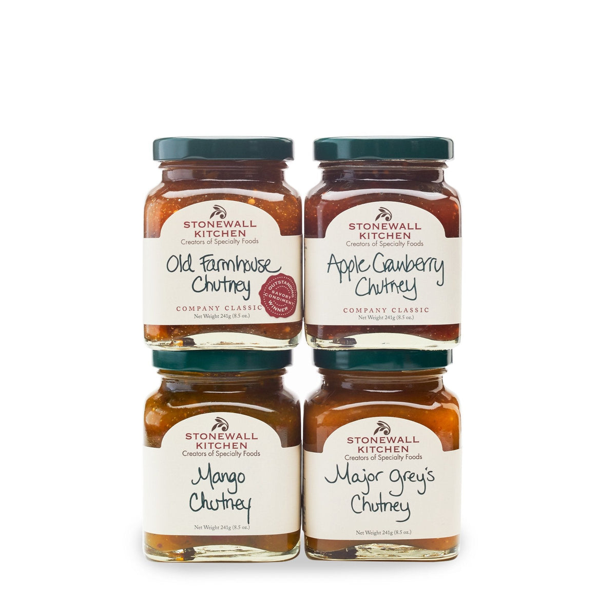 Stonewall Kitchen Our Chutney Collection (4 pc) | 8.5 oz Each