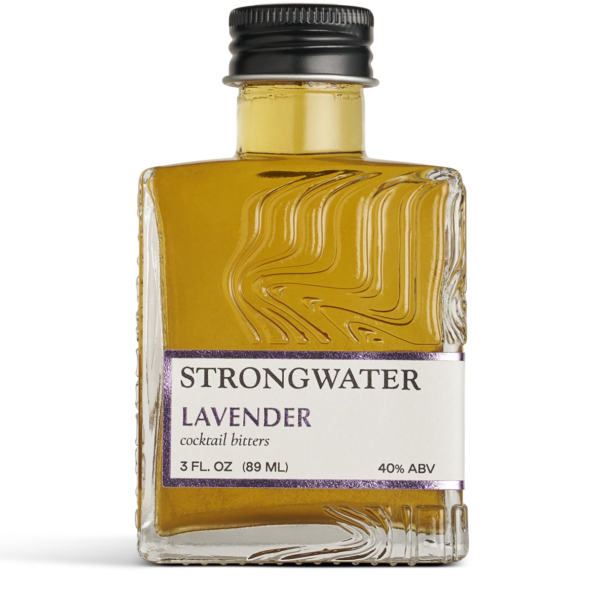 Strongwater Lavender Bitters (40 Servings) – Floral Lavender, Chamomile & Calendula, 3oz