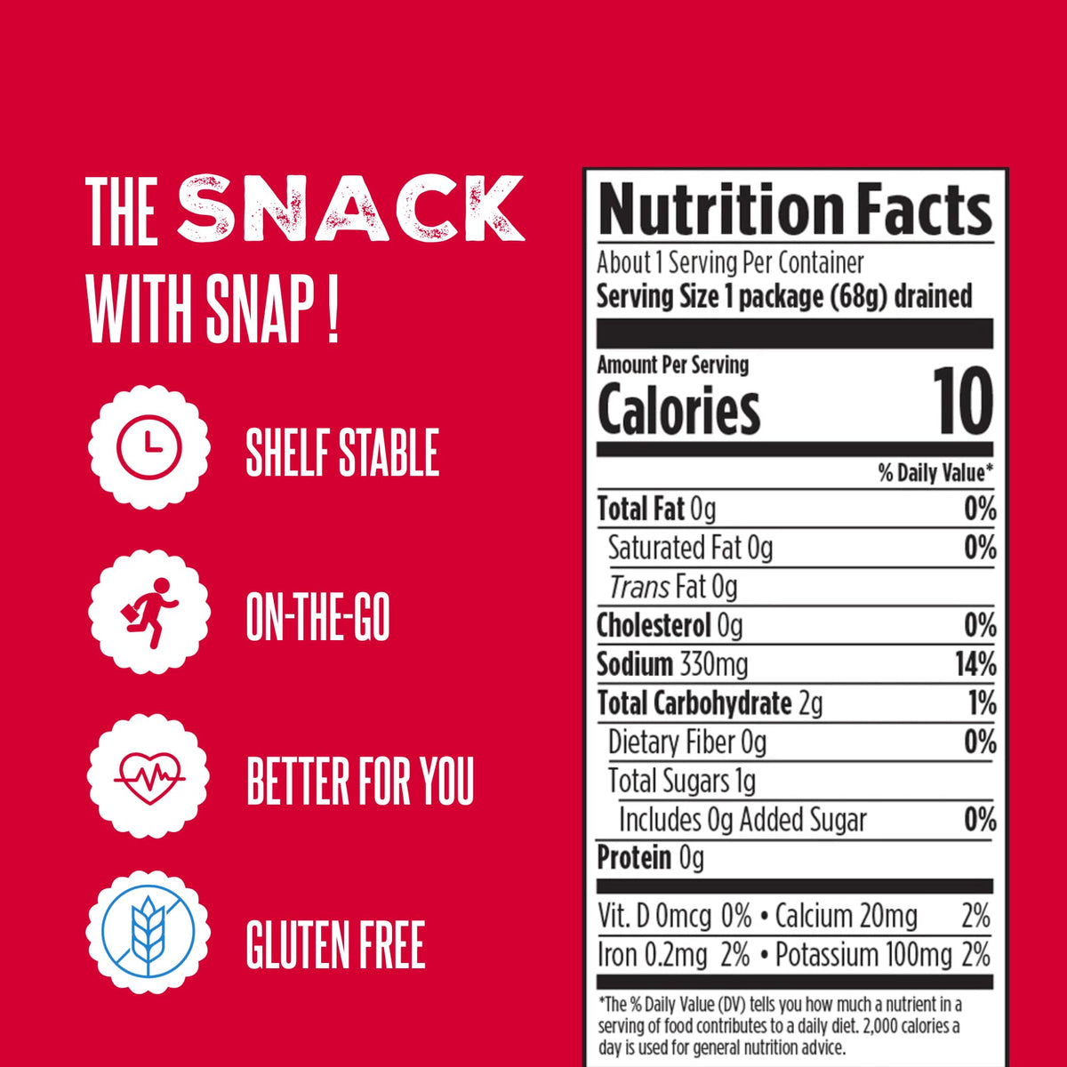 SuckerPunch Pickles in a Pouch — 4-Flavor Variety Pack, Dill Chip-Cut, On-the-Go Snack