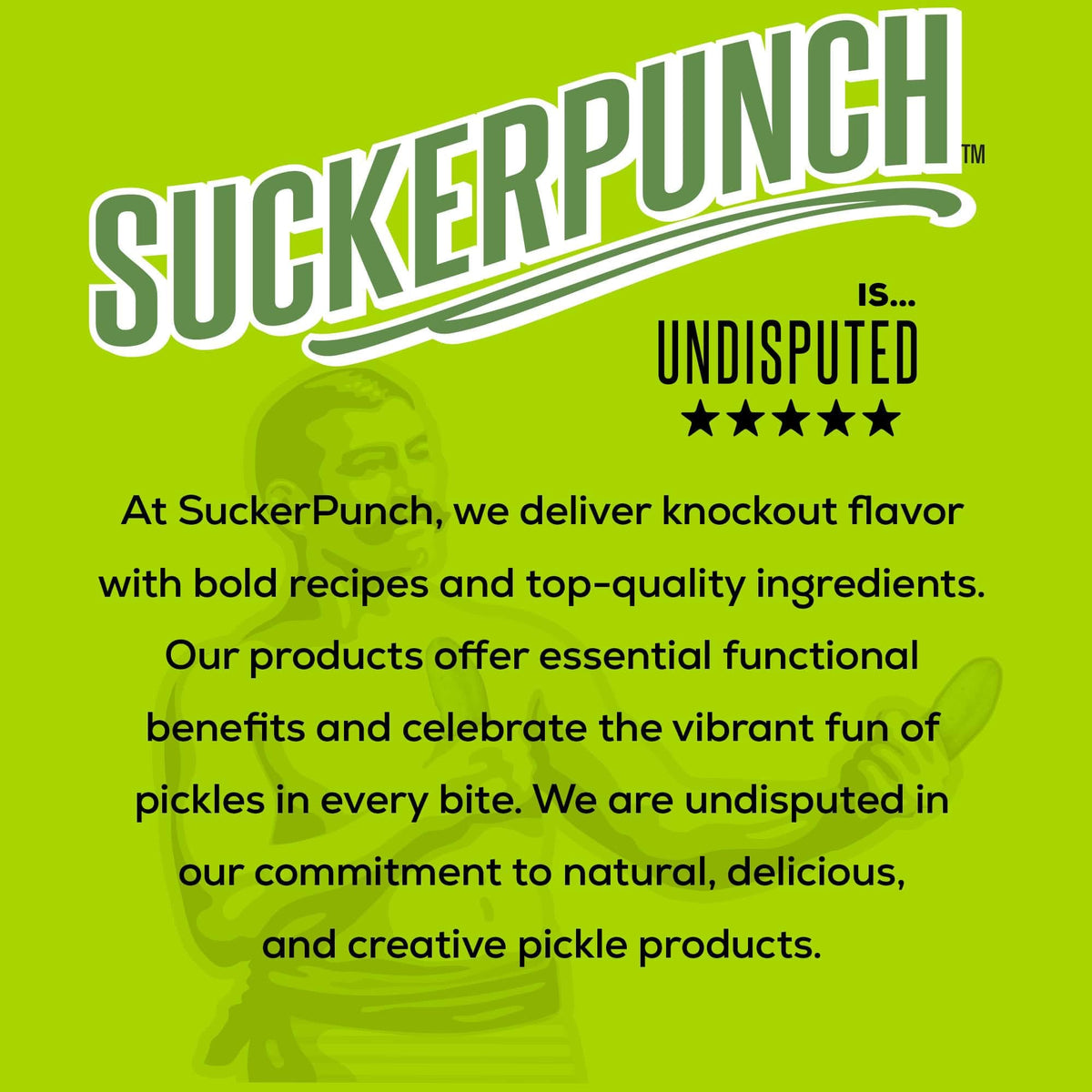 SuckerPunch Pickles in a Pouch – 4-Flavor Variety Pack, Classic Dill, Gluten Free, Sugar Free, Low Calorie, Keto, Vegan, Non-GMO, Ready to Eat
