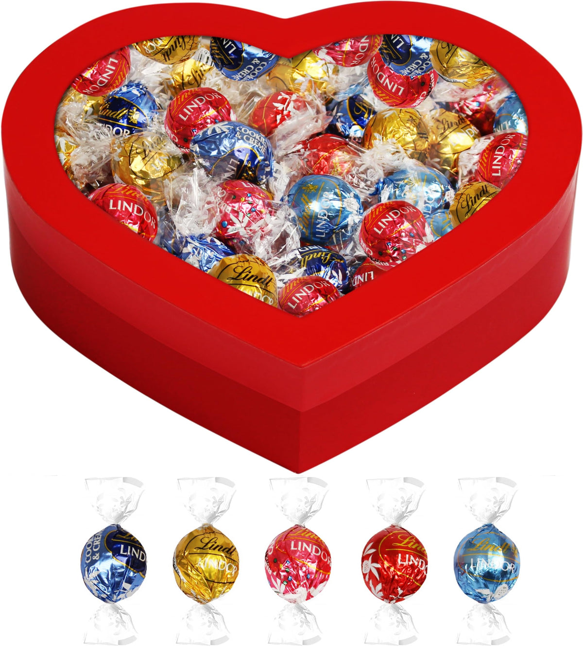 SUGADELIC Lindt Chocolate Truffles Gift Box – 60 Assorted Truffles for Mother's Day