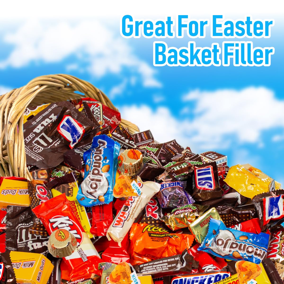 SUGADELIC Chocolate Candy Variety Pack – 5 lb Bulk, 250+ Individually Wrapped Mini Bars