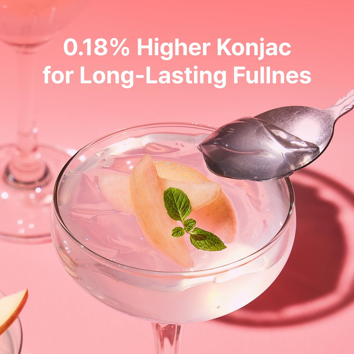 Sugarlolo Konjac Sweet Peach Jelly Snack – Zero Sugar, 4 Cal per Pouch, 10 Pack (Vegan)