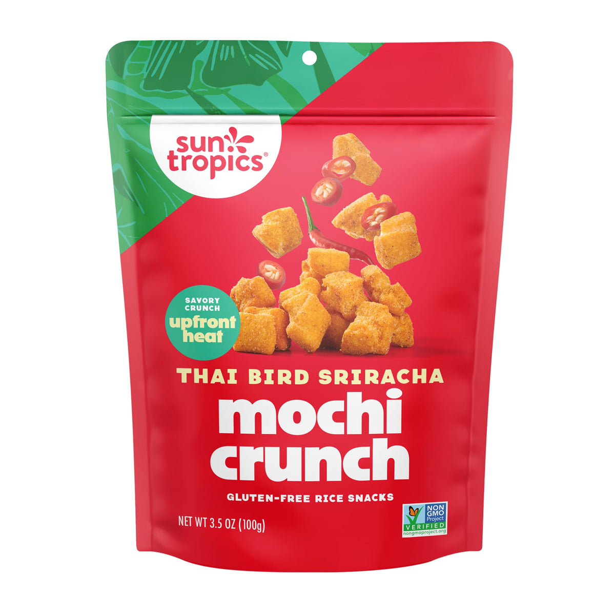 Sun Tropics Mochi Snack Bites Variety Pack – Crunchy, Gluten Free & Dairy Free (3.5 oz, 6-pack)